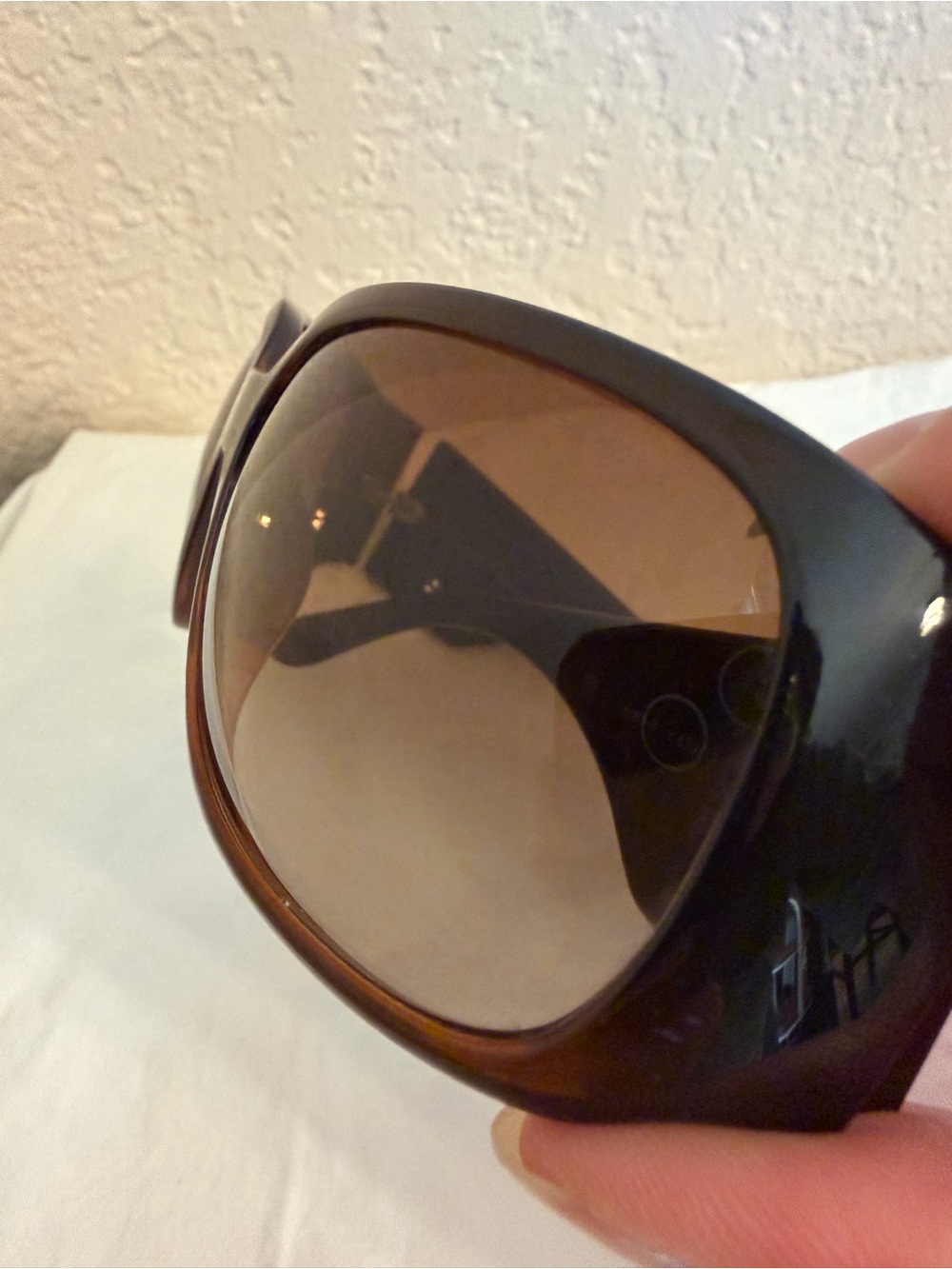 Authentic Vintage CHANEL 5080-B Strass Rhinestone Sunglasses with hardshell case - Picture 5 of 10